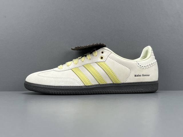 渠道优势 ！ Pk版 阿迪 Wales Bonner X Adidas Originals Samba Nubuck 轻便舒适 防滑耐磨 低帮 板鞋 男女同款