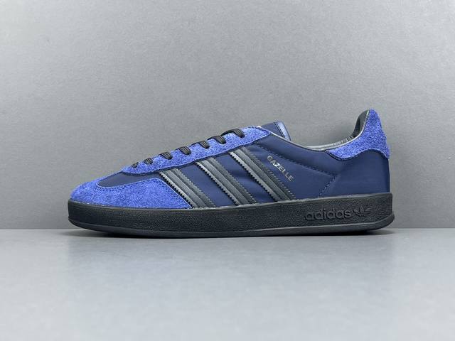 渠道优势，！ 纯原版 阿迪 Hikari Shibata X Adidas Originals Gazelle Indoor 舒适百搭 防滑耐磨 低帮 板鞋 男