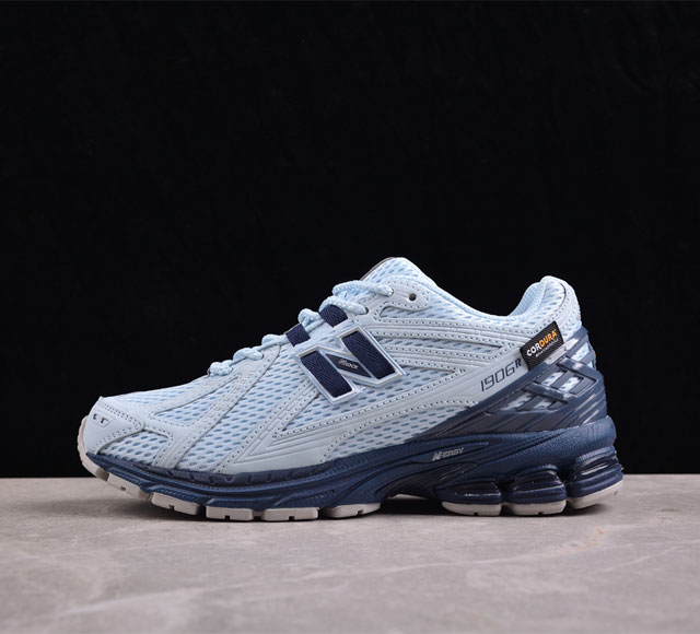 new Balance G1906系列复古老爹风休闲运动慢跑鞋 M1906Cda #采用轻质牛剖革拼接透气网眼衬垫织物鞋面材质 T-Beam大底提供足步弓支撑，