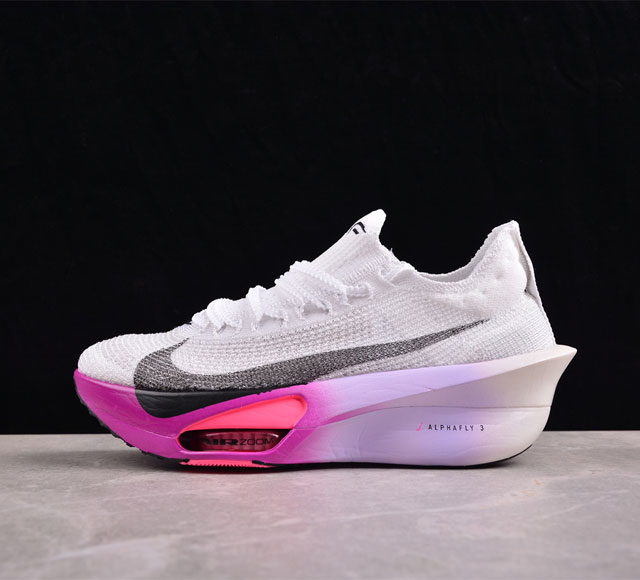 纯原 Nk Zoom Vaporfly Next% 3 Prototype 2024年全新超级马拉松跑鞋 Fd8311-100 #鞋款搭载两个airzoom缓震