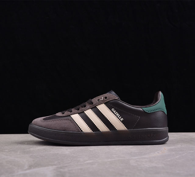 ad Originals Gazelle Indoor 三叶草复古休闲防滑耐磨低帮板鞋 Ih0374 #原厂原数据版型 皮料切割干净无任何毛边 鞋型细节完美 超