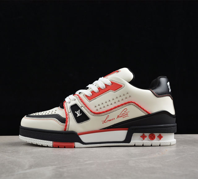 驴牌 2024Trainer Lv系列louis Vuitton Trainer 时装走秀新款 海淘代购同渠道品质 品质提升 高端零售 外贸充正专供 原版购入开