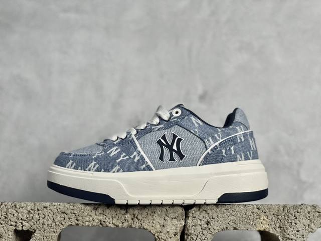 Ny Mlb Chunky Liner Denim Basic 纽约洋基队 增高厚底休闲凉鞋 3Asxcdc4N50Bls 尺码：35 36 36.5 37.5