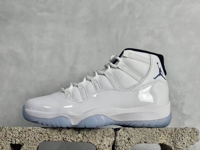 Og版 Air Jordan Aj11 Retro High ”Legend Blue“ 传奇蓝高帮 外贸特供批次 原楦原档案数据开模打造 原厂中底拉帮钢印 原