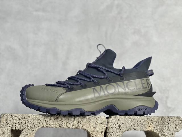 Moncler 盟可睐 蒙口 Trailgrip 山地户外鞋 鞋底搭载vibram外底提供超强的抓地力和防滑性能 原装大盒包装 内赠moncler徽章防层袋一副