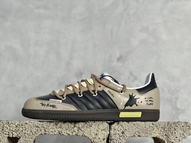 Diy礼盒 Adidas Samba Og 反转滑板 长鞋舍桑巴纪念日系列 纯原大厂出品 区别市面假皮革通货 原底原料 开模打造 高精密准度 匹配原版98%以上