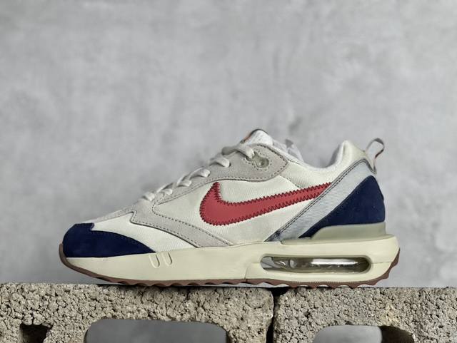 纯原 福利特价 Nk Air Max Dawn 黎明系列低帮气垫百搭休闲运动慢跑鞋 采用柔软翻毛皮和透气梭织材料打造利落鞋面 中底和鞋跟融入现代感线条设计 兼具