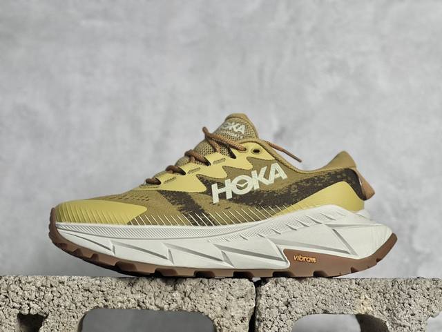 Hoka Skyline-Float X低帮专业越野跑步鞋 实拍首发 1141460 Bblc 粗矿型的鞋身上脚特别修饰腿型 经典的胖鱼头鞋型 超高颜值 厚重皮