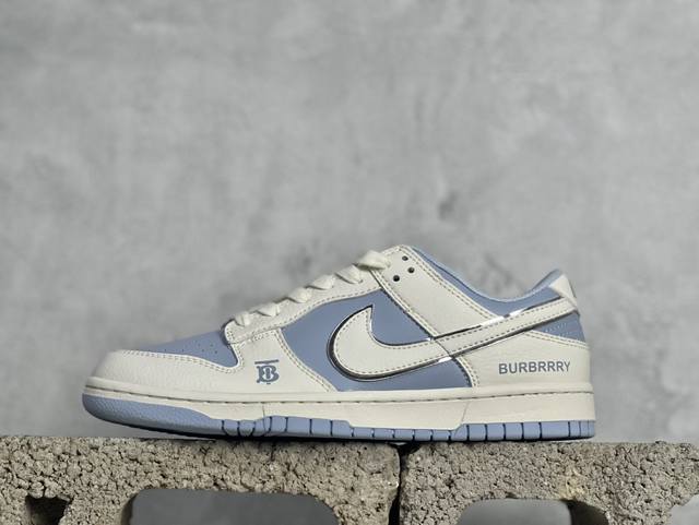 Nk Sb Dunk Low 巴宝莉联名-邦迪蓝 周年高端定制 低帮休闲板鞋 Bb5252-601 #定制鞋盒 大厂纯原品质出货 超高清洁度 皮料切割干净无任何