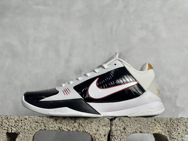 Og纯原 Nike Zoom Kobe 5 Protro Bruce Lee Alt 李小龙黑白 货号：Cd4991 101 尺码：36 36.5 37 38.