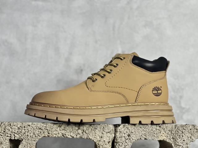 新货#Timberland 天伯伦 添柏岚经典款 24Ss新款中帮 经典再造 全新升级 广东大厂品质 原盒原包装 面料采用意大利顶级磨砂牛皮 搭配防臭防腐真皮乳