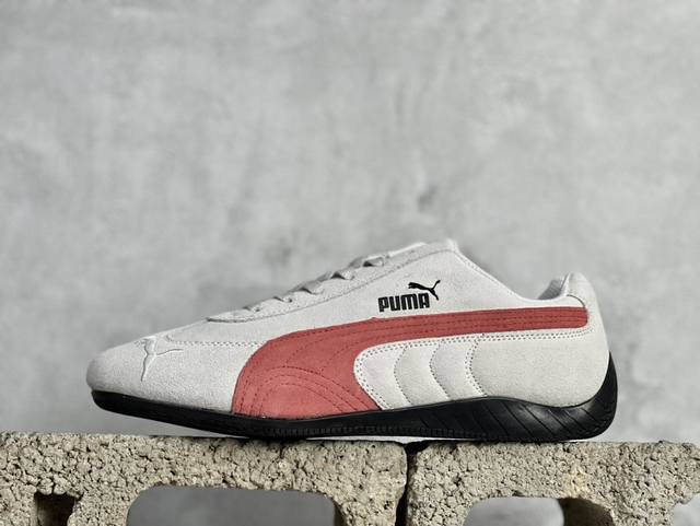 全头层原厂反毛皮 Puma Roma M Motorsport 彪马罗马阿莫尔系列低帮复古运动休闲赛车跑鞋 列 黑粉色 全球知名运动品牌 puma宝马赛车系列，