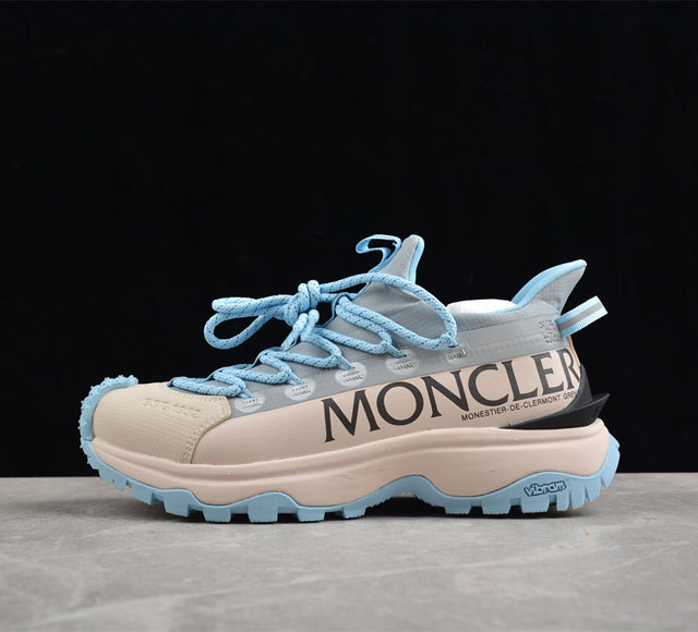 Moncler 盟可睐 蒙口 Trailgrip 山地户外鞋 鞋底搭载vibram外底提供超强的抓地力和防滑性能 原装大盒包装 内赠moncler徽章防层袋一副