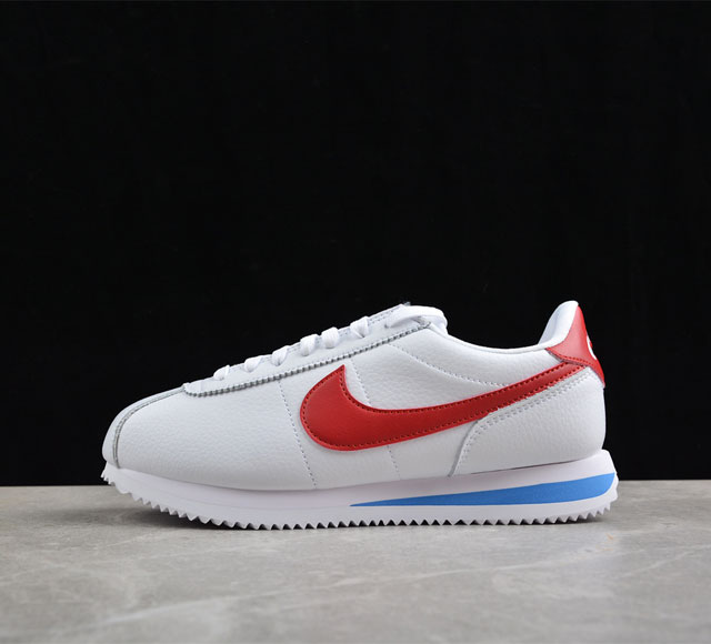 Nk Classic Cortez Leather 阿甘复古初代皮革慢跑鞋 Fz1347- #缓震防滑耐磨同源头层皮料 原厂模具 公司级标准检验qc 完美复刻阿