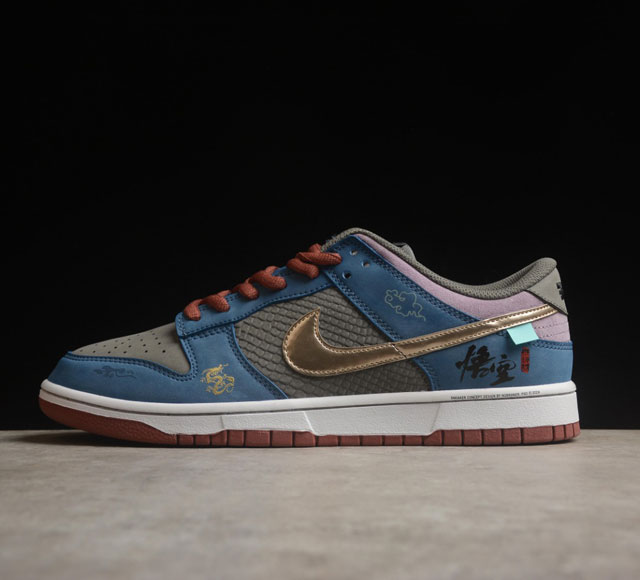 Nk Dunk Low 游戏主题 黑神话悟空 祥云龙纹 解构复古低帮休闲板鞋 Dv2433-109 尺码：36 36.5 37.5 38 38.5 39 40