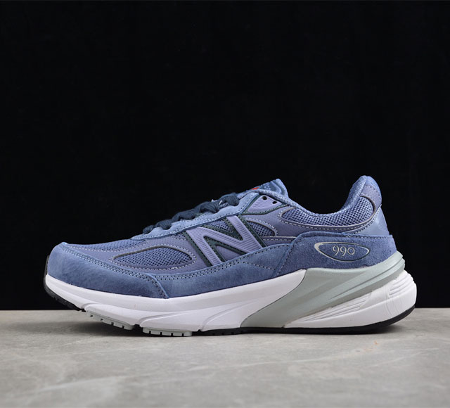 公司级 New Balance Nb990系列 高端美产复古休闲跑步鞋 U990Pp6 #采用台产猪巴革及透气网眼材质 原装6层组合底模精密开发 搭载全新碳素中