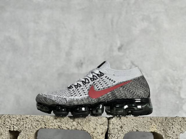 Yh Nike Air Vapormax 2024Fk 全掌长气垫 缓震跑步鞋 采用传统的flyknit构造 回收材料制成 鞋垫上印有nike的风车标志 全长v