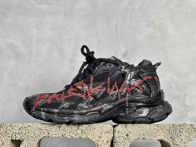 Xa版 巴黎世家 七代 Balenciaga 巴黎7.0 巴黎世家 最新配色潮流复古休闲鞋 通过溢胶、做旧、缝线等细节， 展示了设计师 Demna 的运动鞋风格