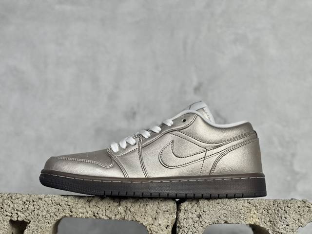 K版 Air Jordan 1 Low Aj1 乔1铂金色 低帮复古篮球鞋 Hq3529-099 尺码：36 36.5 37.5 38 38.5 39 40 4