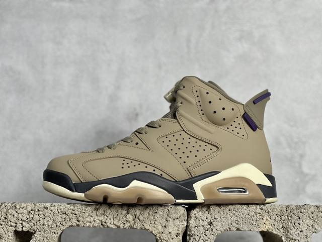 外贸e版 全新外贸订单 Jordan Air Jordan 6 Gore-Tex Brown Kelp 棕色 货号：Fd1643-300 尺码：40 40.5