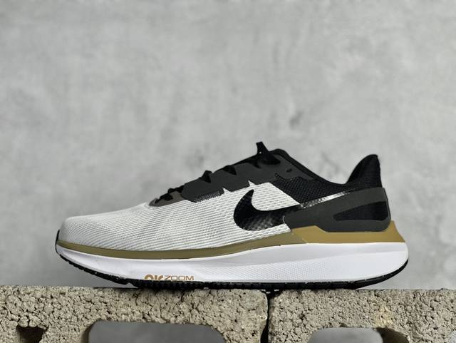 J版 Nike Air Zoom Structure 登月 25代 网面透气跑鞋 官方一比一制作 纯原版本 原装组合大底 采用透气网眼鞋面搭配外翻式鞋口，为脚跟