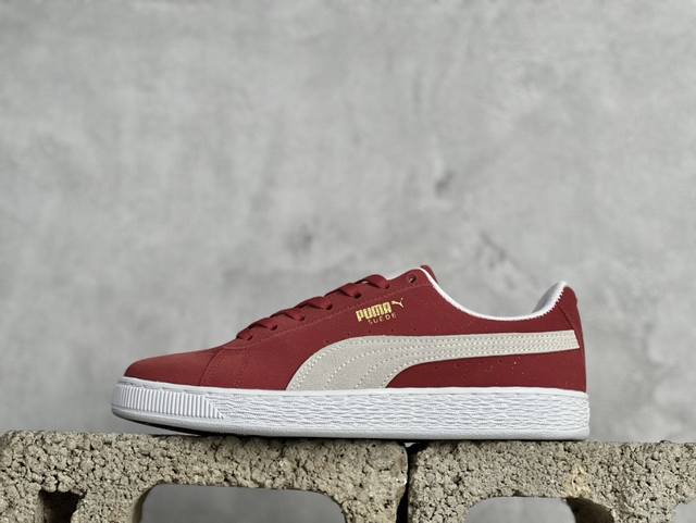 Puma Basket Suede 彪马皮面复古板鞋 原装渠道版本 诠释最高工艺 夏季新款官方原盒原标 代购充正专供头层皮海玻璃鞋垫搭配后跟puma Logo烫