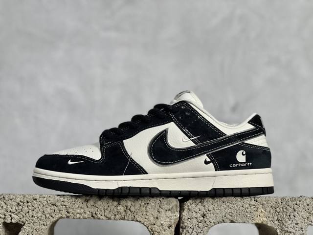 Nk Sb Dunk Low 卡哈特联名-米白黑勾 周年高端定制 低帮休闲板鞋 Sj1089-005 #定制鞋盒 大厂纯原品质出货 超高清洁度 皮料切割干净无任