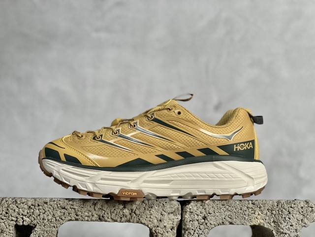 Hk Hoka Mafate Three 2 马法特二代超轻厚底轻量山地跑步鞋 1141572 Glw #轻量化材料fresh Foam。超轻量中底全部用料过3