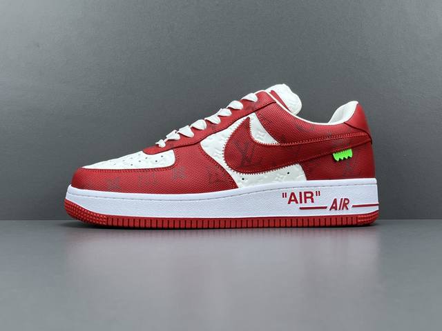 渠道优势，。 东莞版：空军联名 Lv联名 Louls Vultton X Nike Air Force 1 Low 低帮休闲鞋 男女同款 尺码：38-46