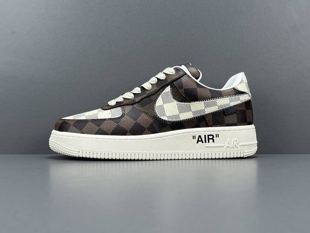 渠道优势，。 东莞版：空军联名 Lv联名 Louls Vultton X Nike Air Force 1 Low 低帮休闲鞋 男女同款 尺码：38-46