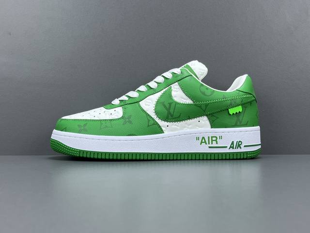 渠道优势，。 东莞版：空军联名 Lv联名 Louls Vultton X Nike Air Force 1 Low 低帮休闲鞋 男女同款 尺码：38-46