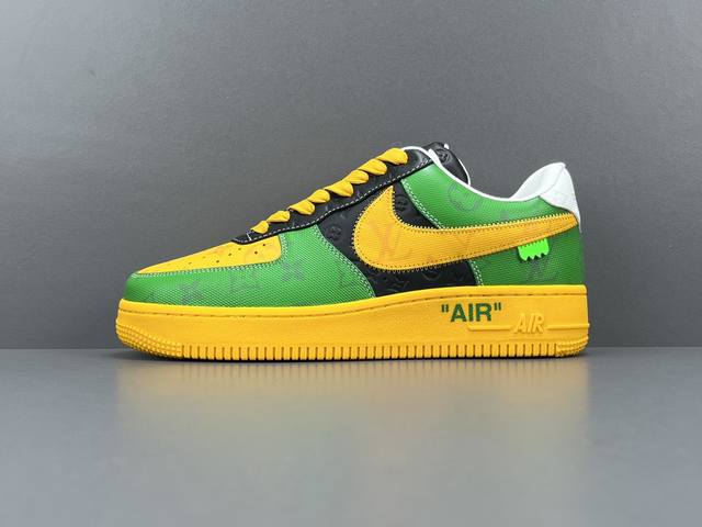 渠道优势，。 东莞版：空军联名 Lv联名 Louls Vultton X Nike Air Force 1 Low 低帮休闲鞋 男女同款 尺码：38-46