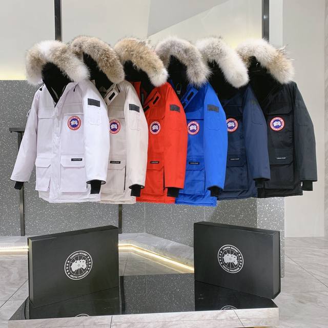 渠道优势，支持代发！ 外贸保真版：大鹅08款 Canada Goose 加拿大鹅 08男款expedition Parka远征款，Size：Xs S M L X