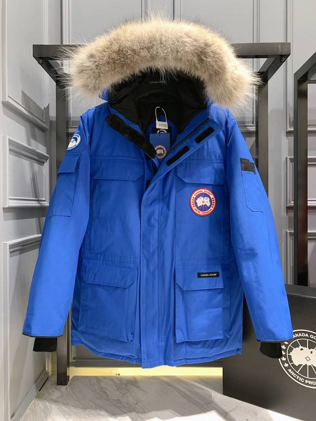 渠道优势，支持代发！ 外贸保真版：大鹅08款 天兰 Canada Goose 加拿大鹅 08男款expedition Parka远征款，Size：Xs S M