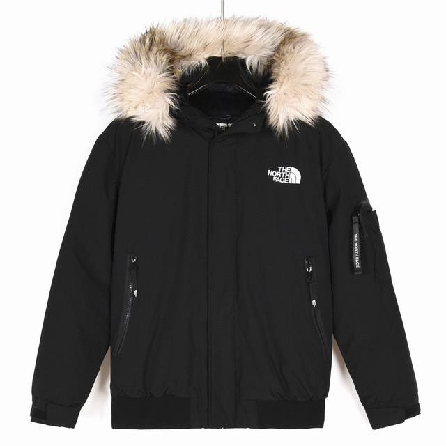 主做高端版，有量可谈！ 外贸保真版：北面 黑色 The North Face Antarctica Parka 户外运连帽毛领派克羽绒服 1.今年羽绒依然采用国