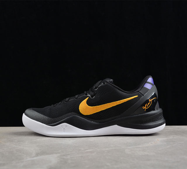 纯原版本 Nk Kobe 8 System 科比8代 男子实战篮球鞋 Hf9550-001 #Protro复刻版开发货品 全鞋身材料卡色独家定制 尺码：39 4 - 点击图像关闭