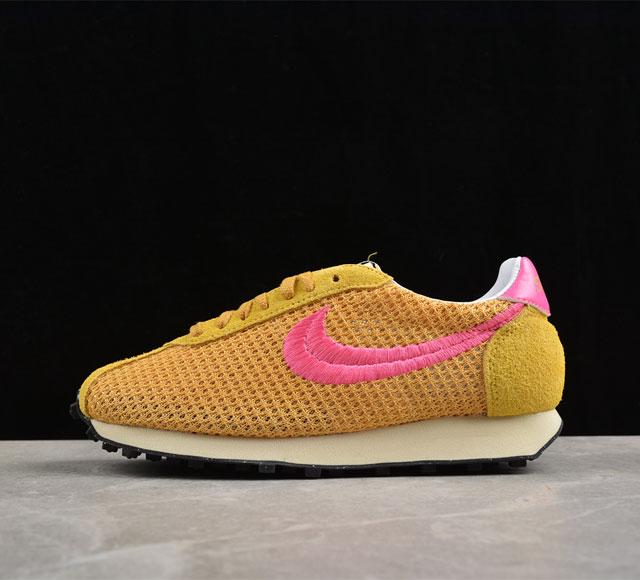 Stussy X Nk Roshe Run Ld- 0 舒适百搭防滑耐磨华夫低帮休闲跑步鞋 Fq5369-700 尺码：36 36.5 37.5 38 38.5