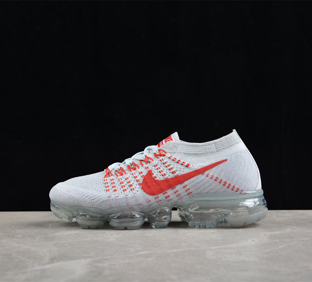 Nk Vapormax Flyknit 耐克飞织透气休闲全掌大气垫跑鞋 849558-006 #鞋款鞋面依然采用flyknit材质提供出色的舒适度和透气性。除了