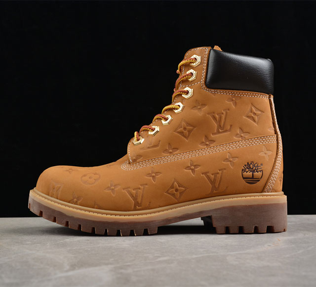 Lv X Timberland Lv联名添柏岚大黄靴 顶奢流量品牌与时代经典的结合之作 巴黎时装首秀w 菲董亲自曝光 国内大咖 王鹤棣 王嘉尔 林俊杰 周杰伦早