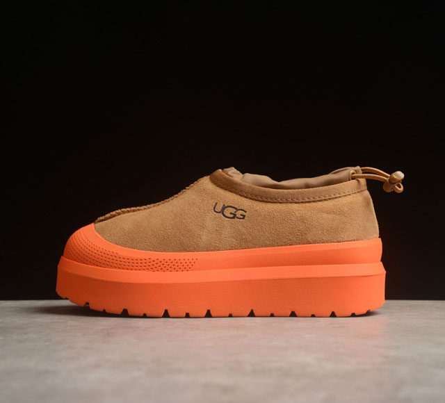 Ugg 2024秋冬新品,机能撞色王一博代言热门大爆款！包头套脚低帮 进口隆丰一级羊皮毛一体 代购专供品质 高弹modern中底 外置防滑大底 套脚抽绳设计 穿