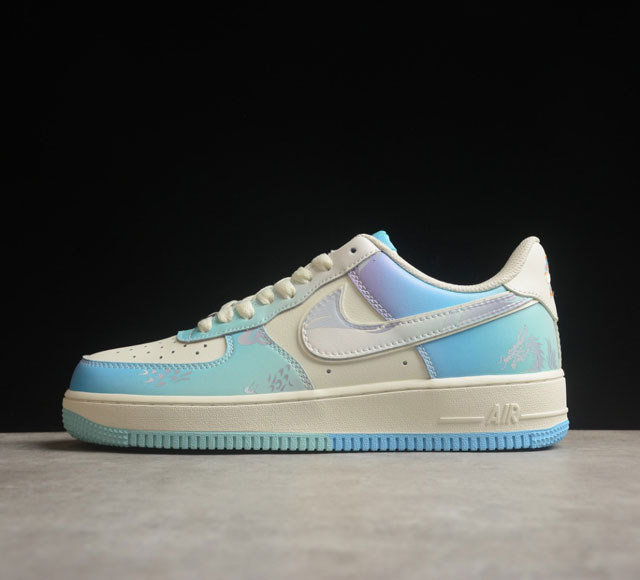 Nk Air Force 1'07 Low Crystal Dragon Palace 水晶龙宫 空军一号低帮休闲板db3301-303 原装级别 原楦头原纸板