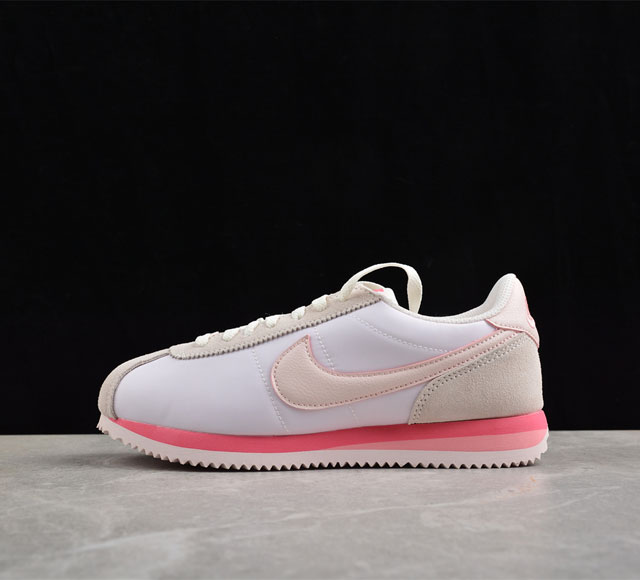 Nk Classic Cortez Leather 阿甘复古初代皮革慢跑鞋 Hf6410-666 #缓震防滑耐磨同源头层皮料 原厂模具 公司级标准检验qc 完美